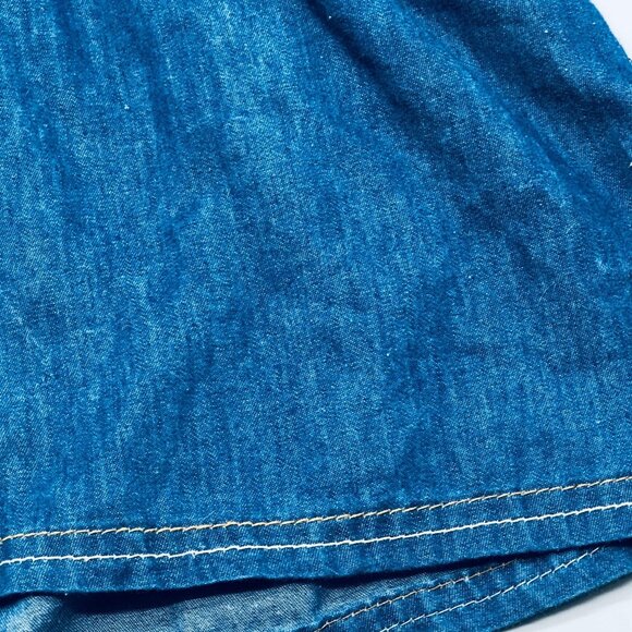 U.S. Polo Assn. Navy blue jeans jumper braided edging at arms 2 front 24m READ - Picture 5 of 7